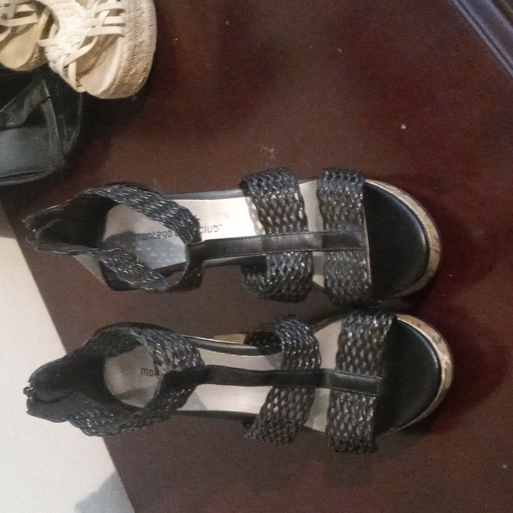 Montego bay club heeled wedges